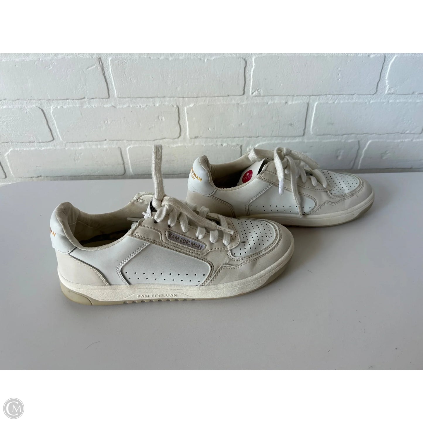 Shoes Sneakers By Sam Edelman In Cream & White, Size: 7.5