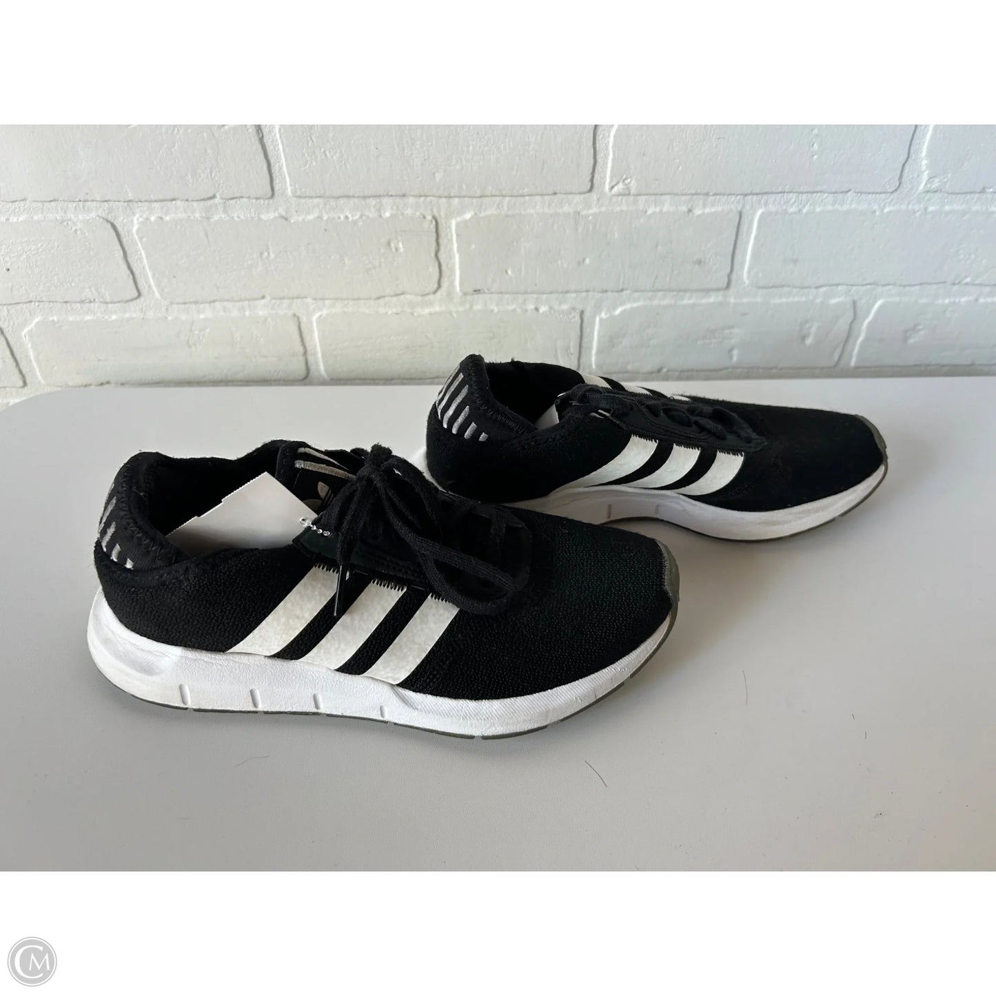 Shoes Athletic By Adidas In Black & White, Size: 7