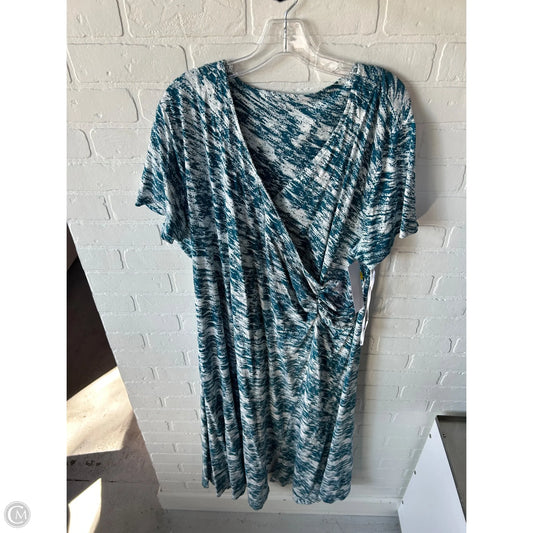 Dress Casual Maxi By Soft Surroundings In Blue & White, Size: 3x