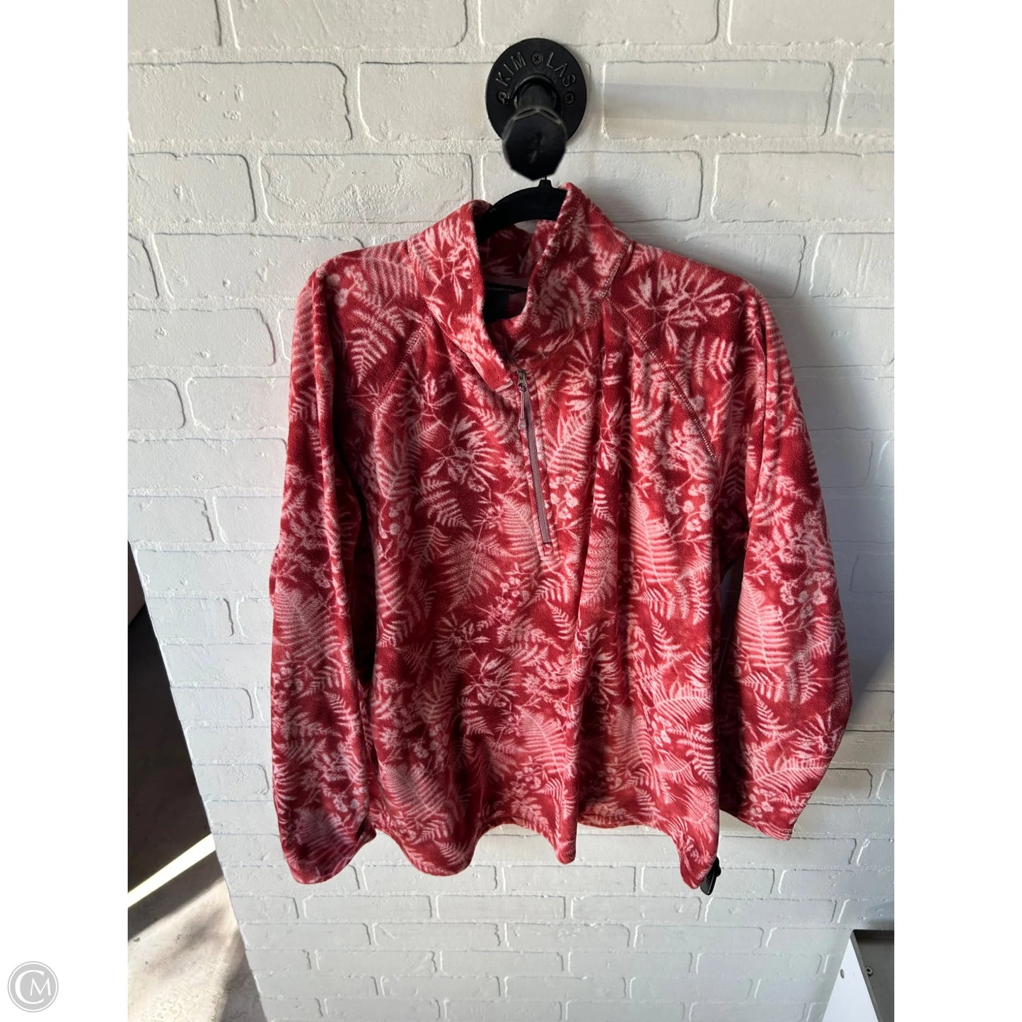 Jacket Fleece By Eddie Bauer In Red, Size: 3x