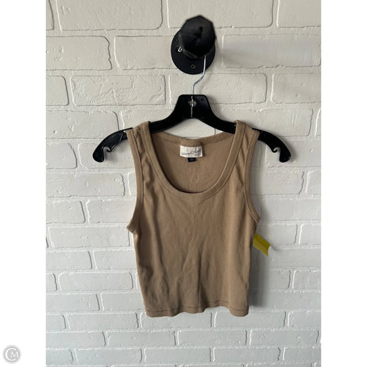 Tank Top By Universal Thread In Tan, Size: M