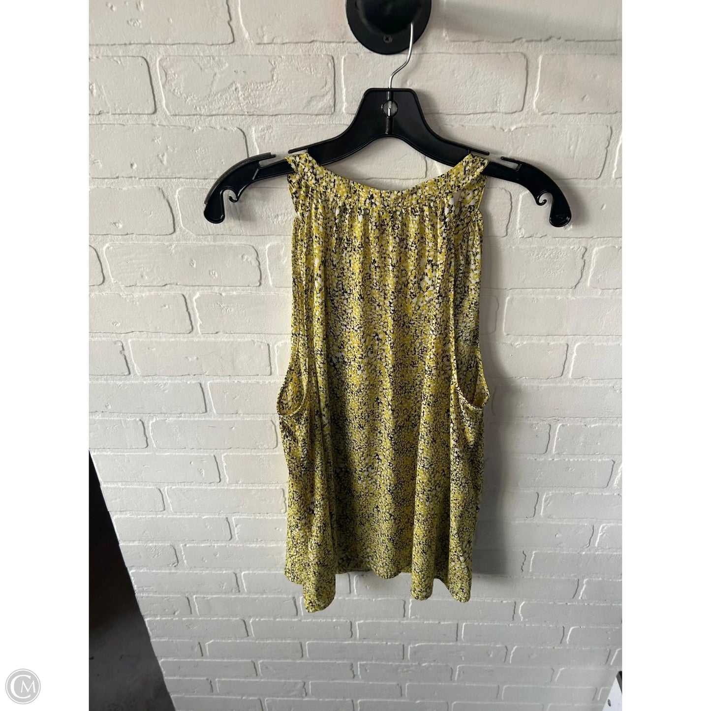 Top Sleeveless By Rachel Zoe In Black & Yellow, Size: Xl