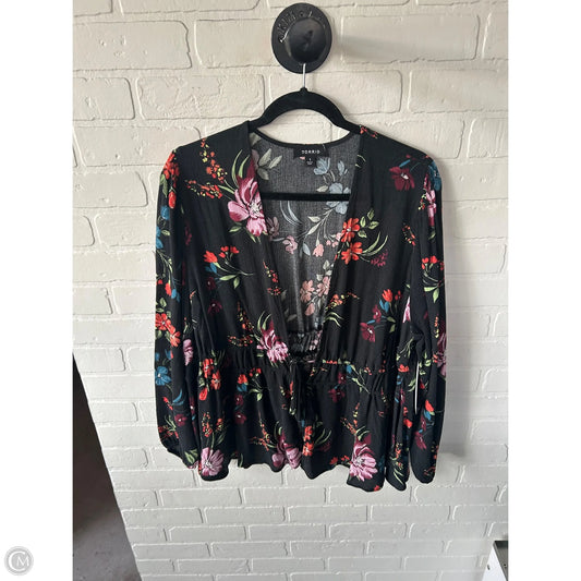 Top Long Sleeve By Torrid In Black, Size: 1x
