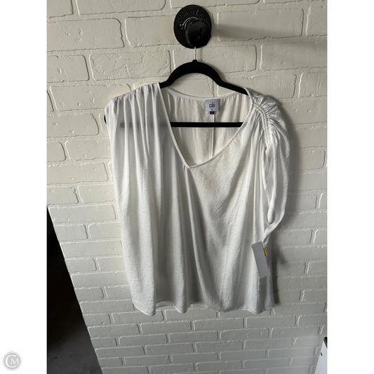 Top Sleeveless By Cabi In White, Size: Xl
