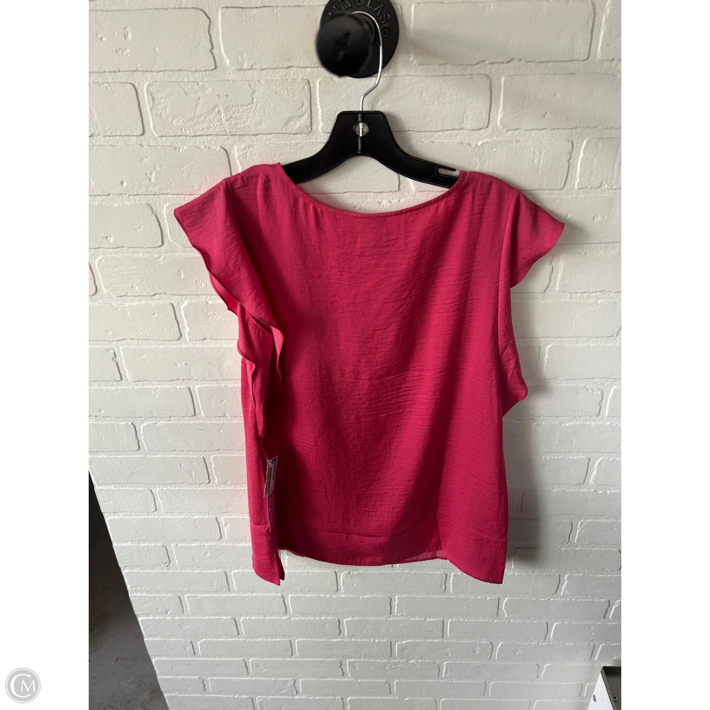 Top Short Sleeve By Cabi In Pink, Size: S