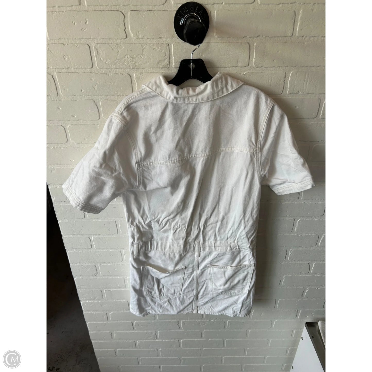 Dress Casual Short By Universal Thread In Cream Denim, Size: S