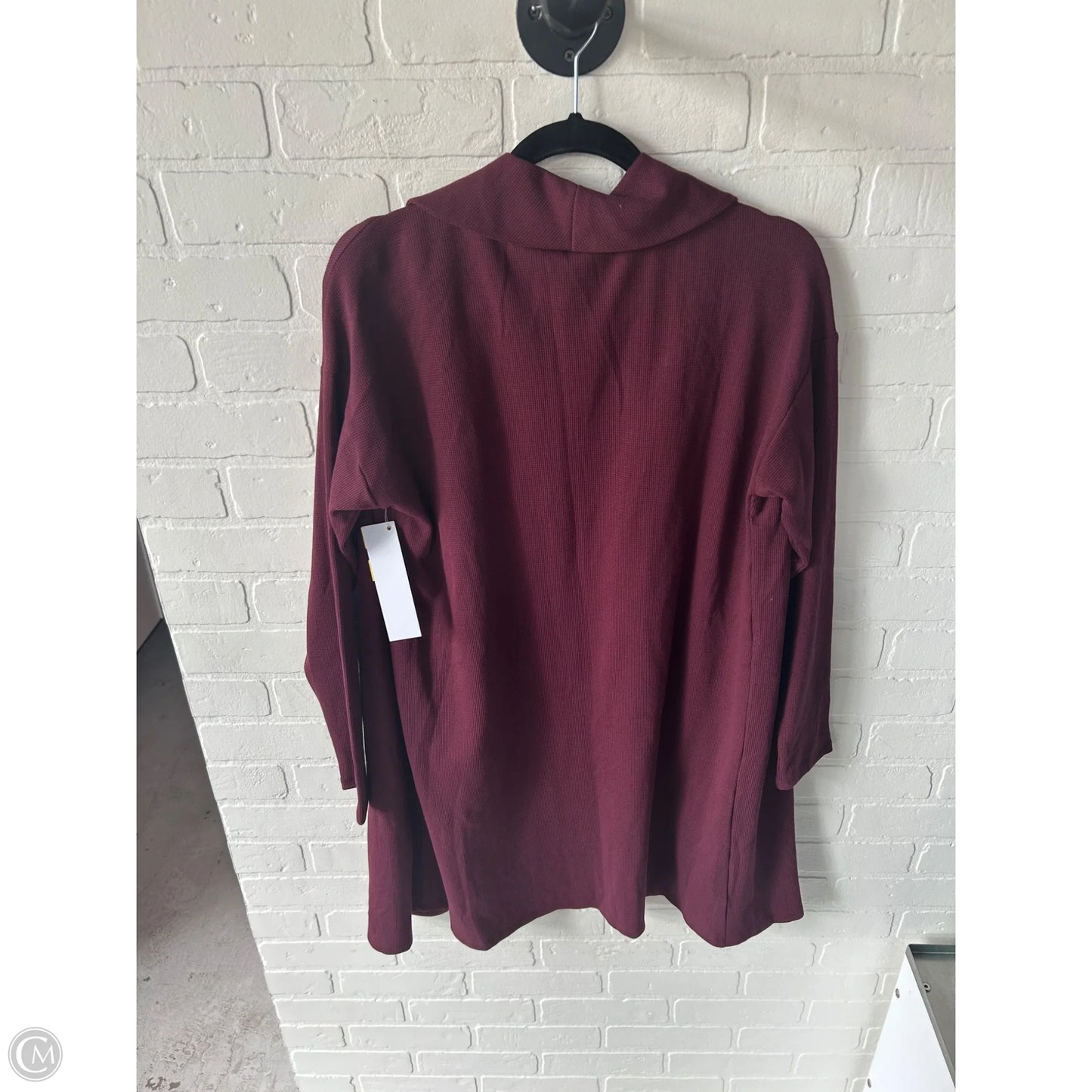 Cardigan By Ann Taylor In Maroon, Size: M