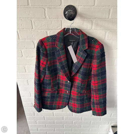 Blazer By Talbots In Blue & Red, Size: M
