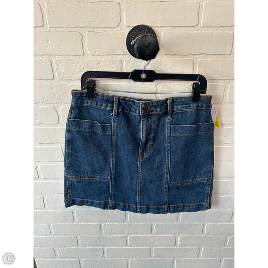 Skirt Mini & Short By Old Navy In Blue Denim, Size: 10