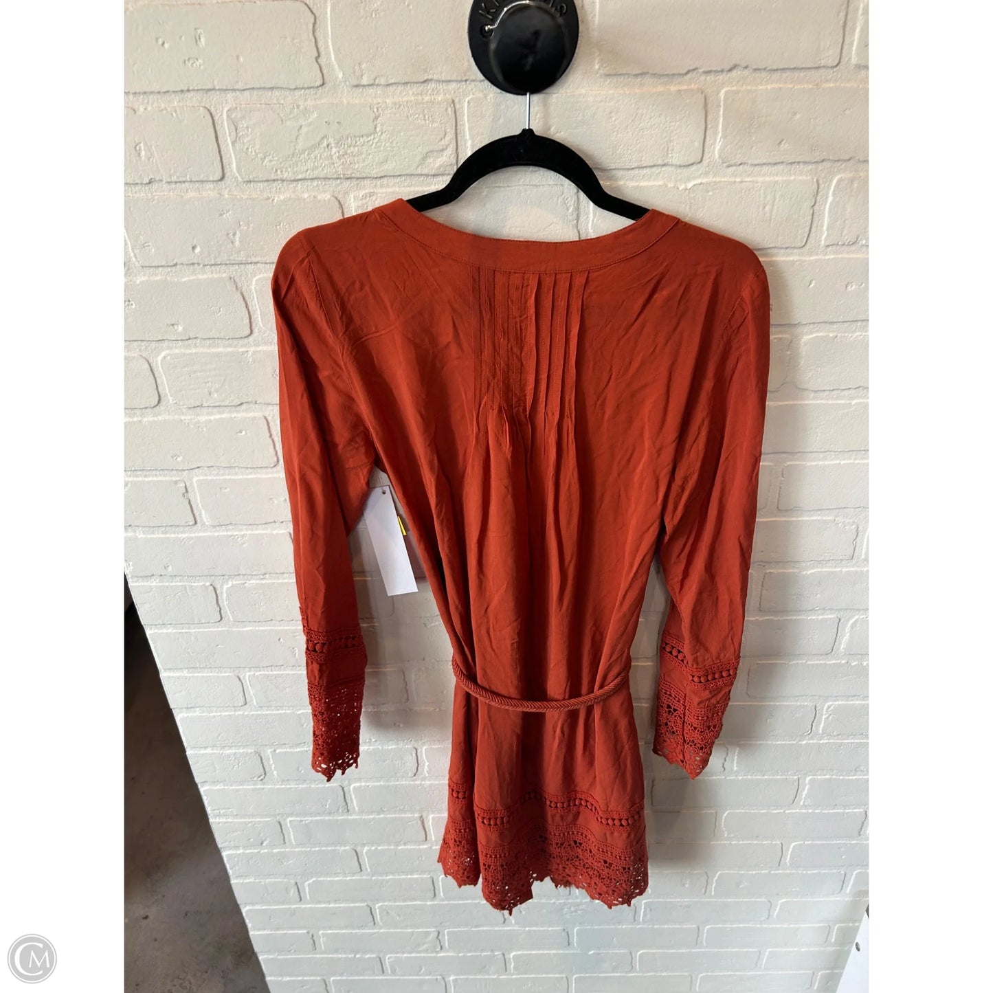 Dress Casual Short By Monoreno In Orange, Size: S