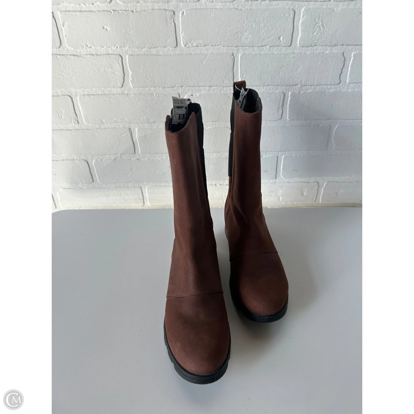 Boots Mid-calf Flats By Sorel In Brown, Size: 8