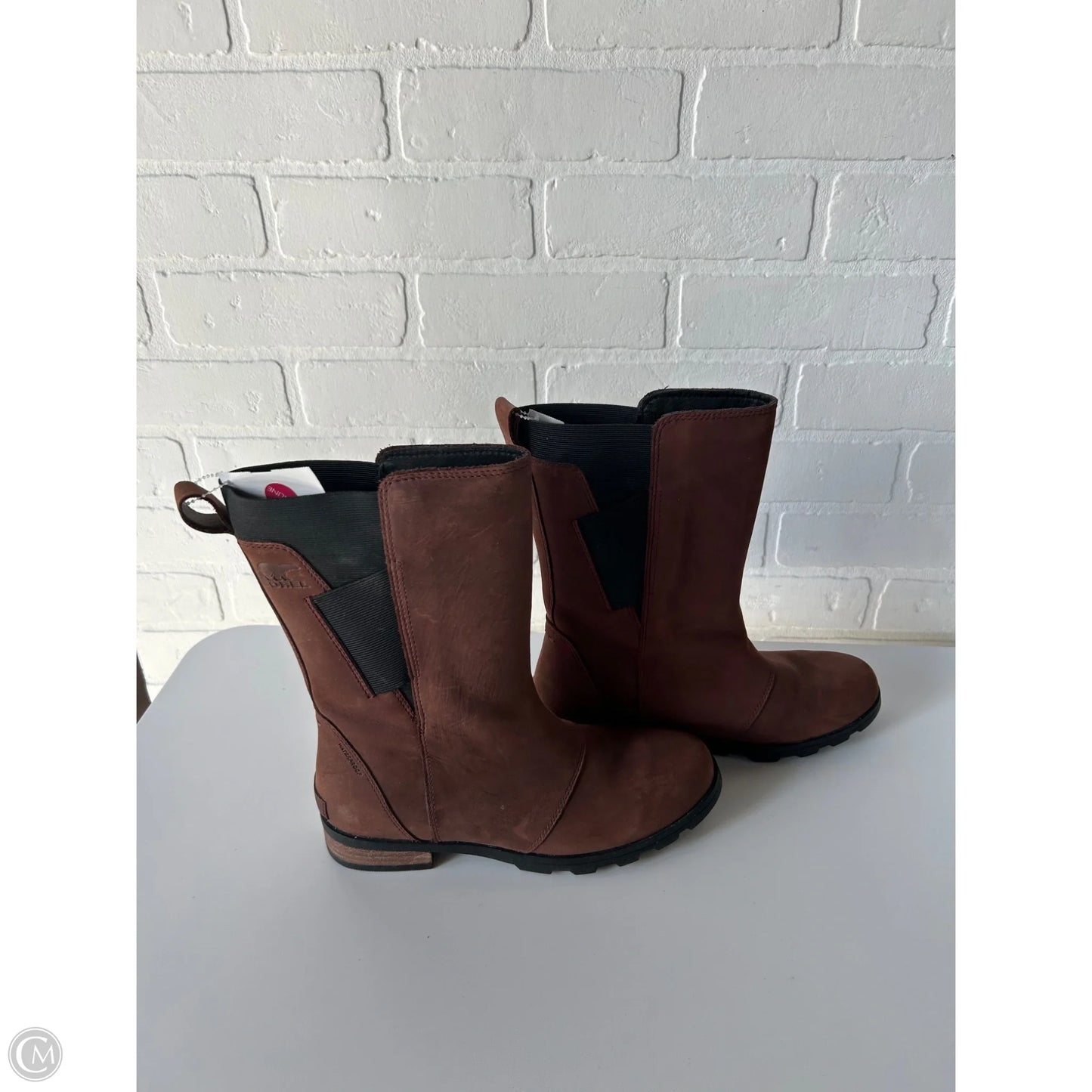 Boots Mid-calf Flats By Sorel In Brown, Size: 8