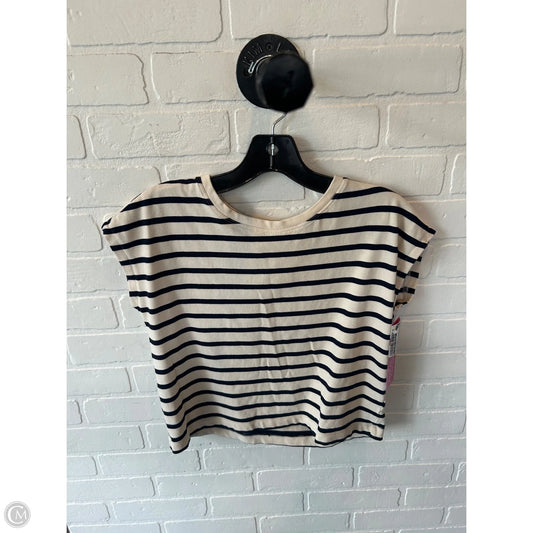 Top Sleeveless By Clothes Mentor In Black & Cream, Size: Xs