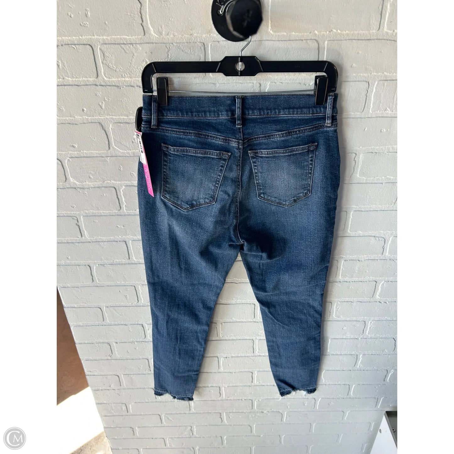 Jeans Skinny By Loft In Blue Denim, Size: 4