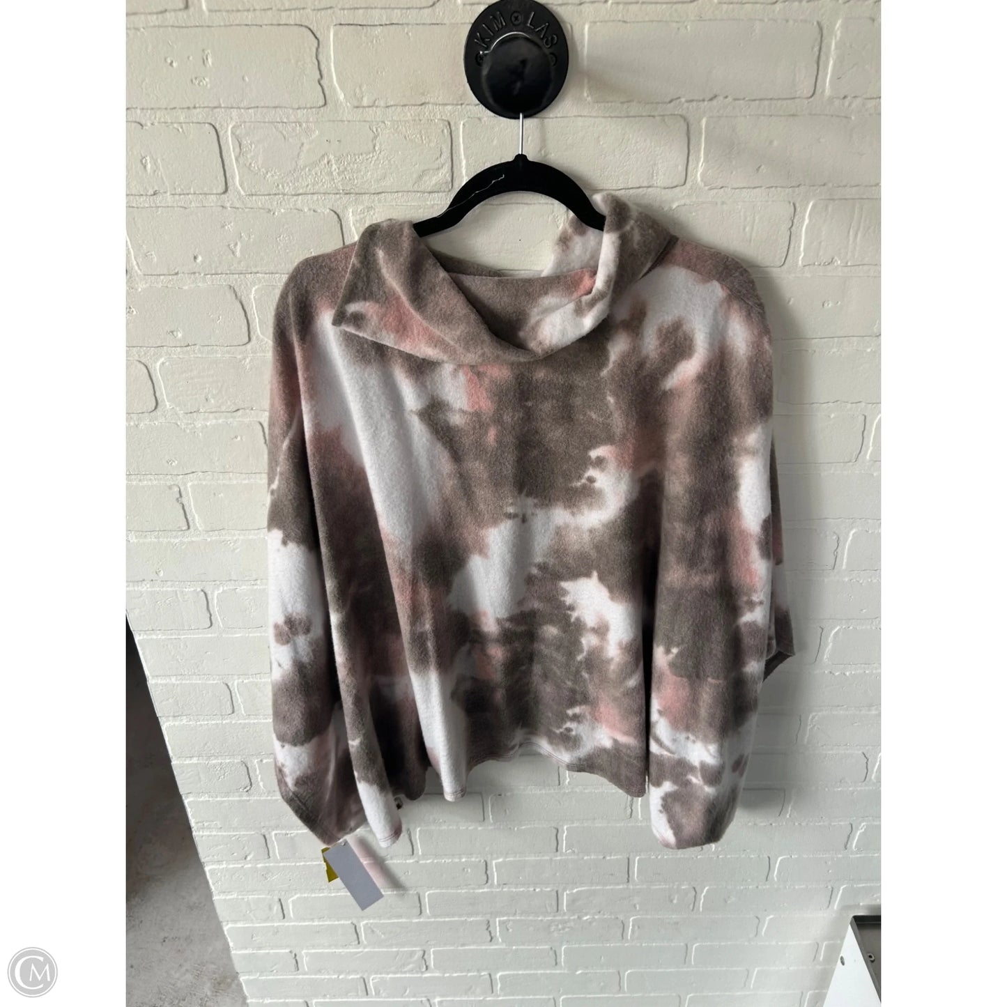 Poncho By Entro In Brown & White, Size: S