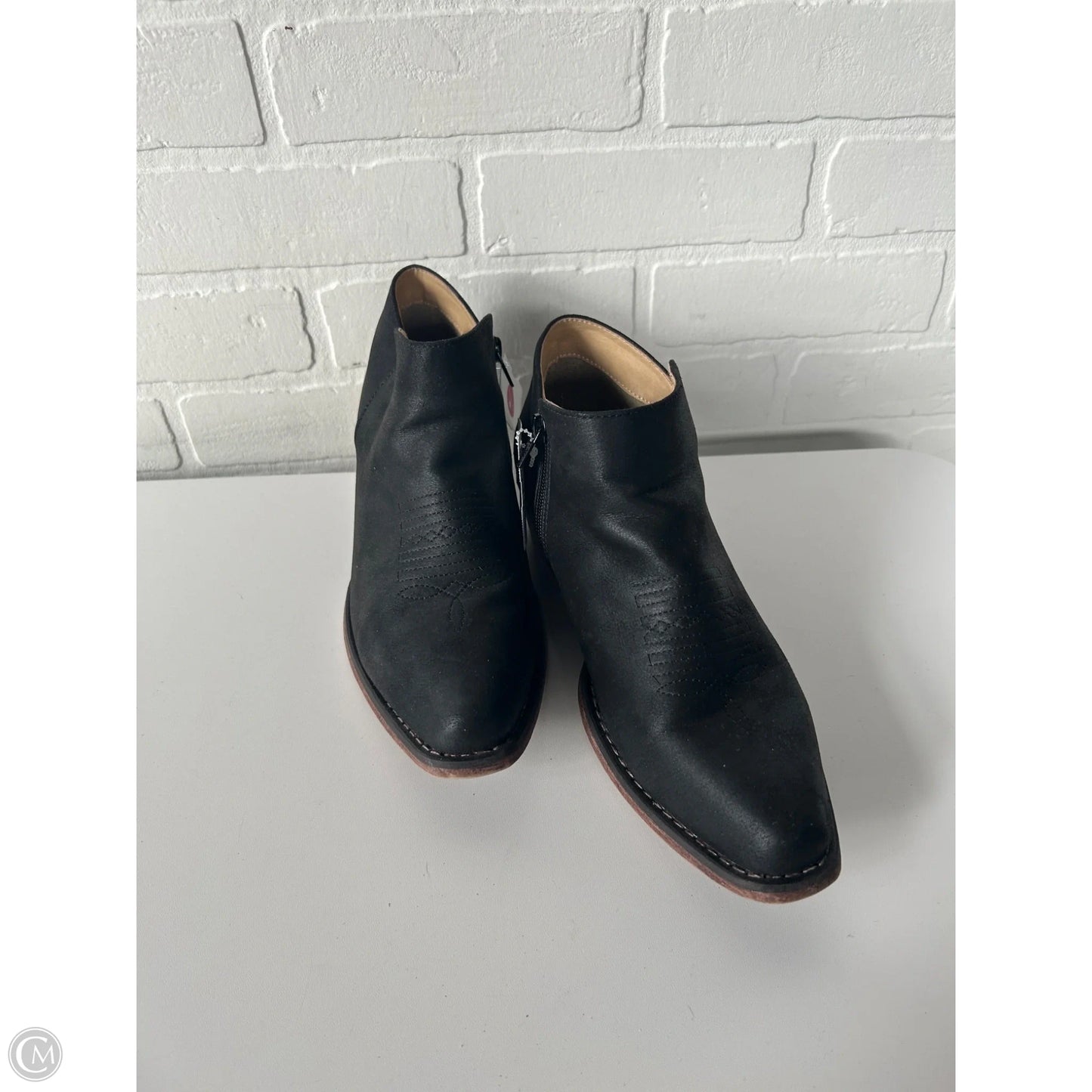 Boots Ankle Flats By Roper In Black, Size: 8.5