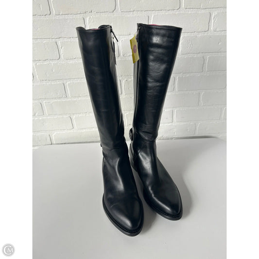 Boots Over-the-knee Flats By Aquatalia In Black, Size: 8.5