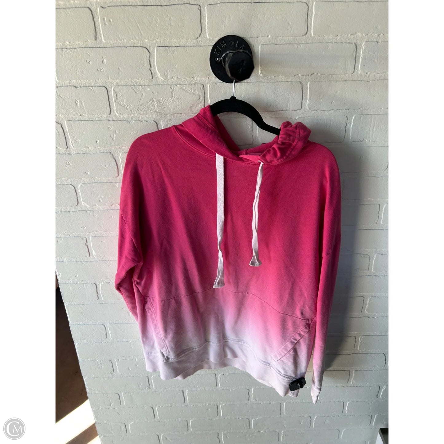 Sweatshirt Hoodie By Cmc In Pink, Size: M