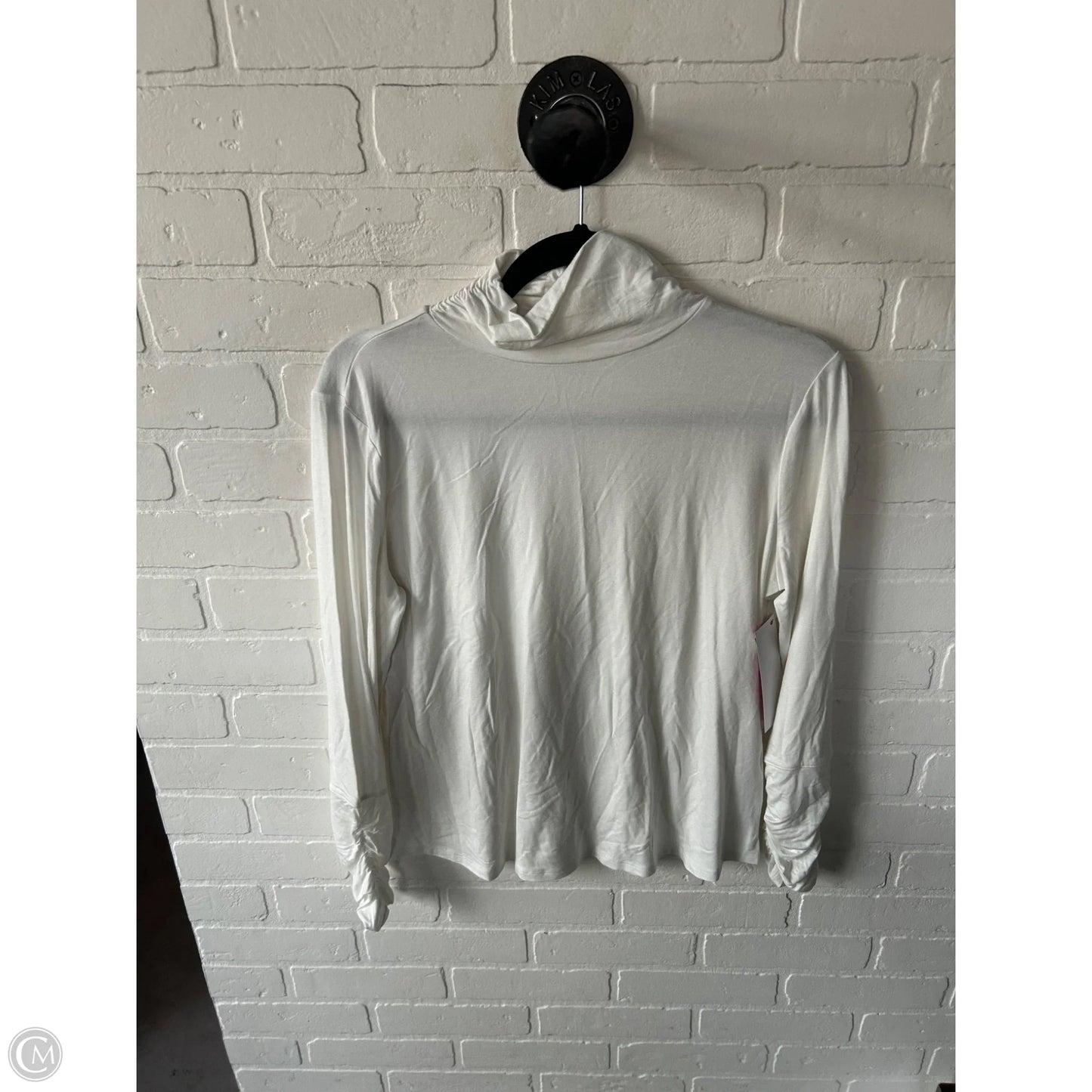 Top Long Sleeve By Style And Company In White, Size: Lp