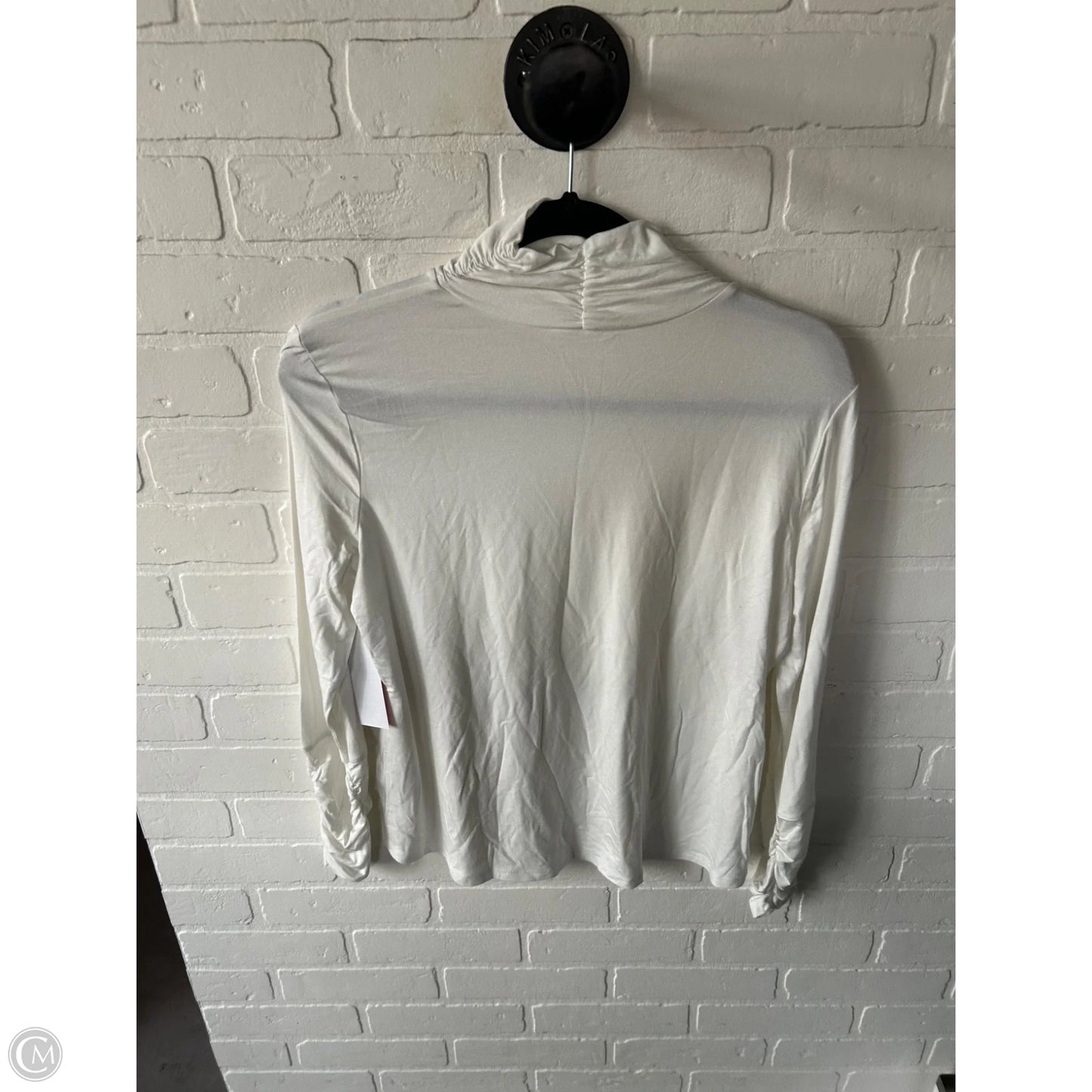 Top Long Sleeve By Style And Company In White, Size: Lp
