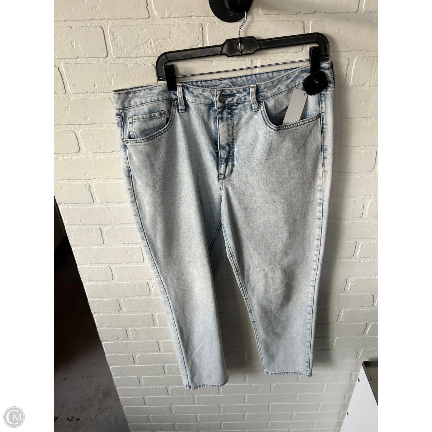 Jeans Straight By Seven 7 In Blue Denim, Size: 14