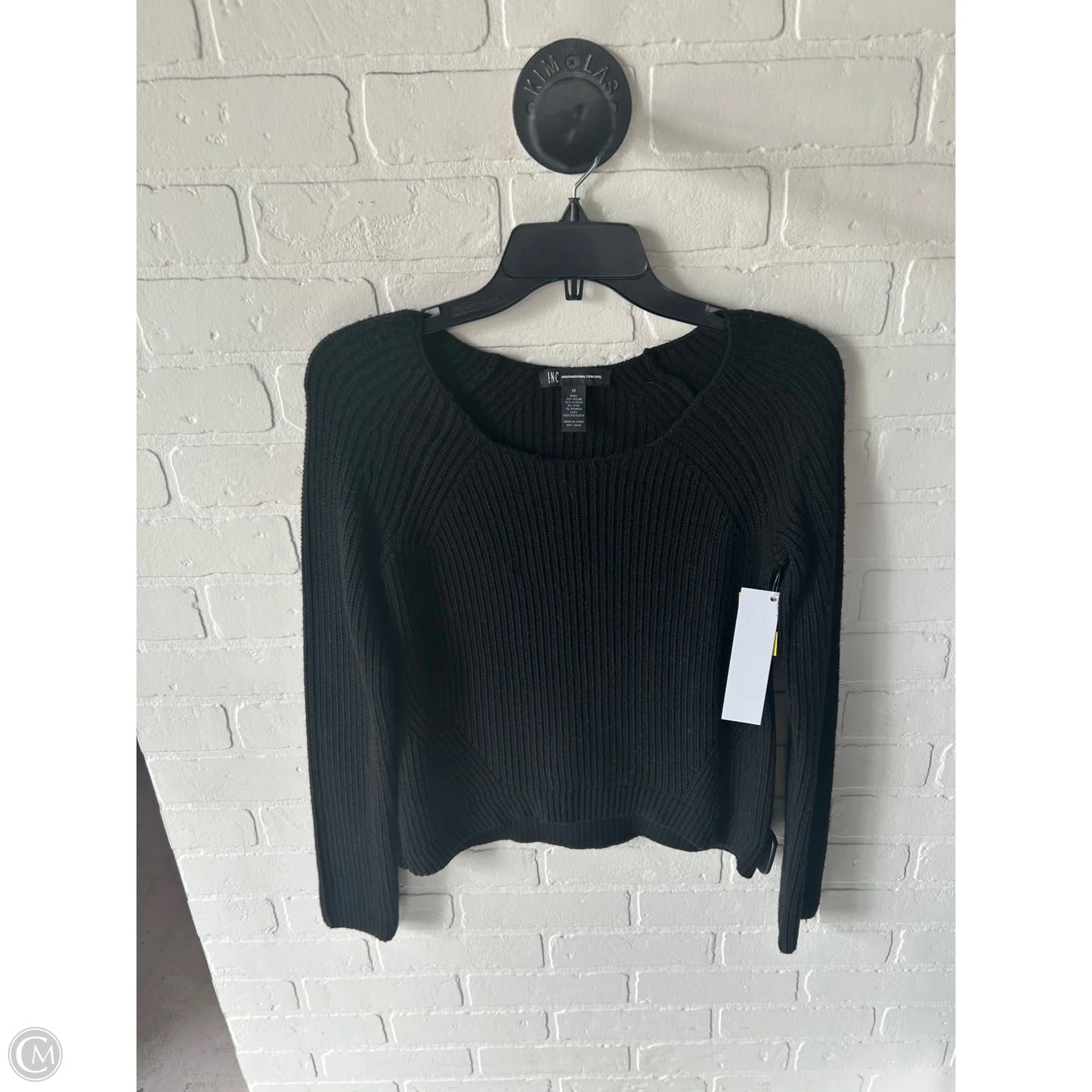 Sweater By Inc In Black, Size: M