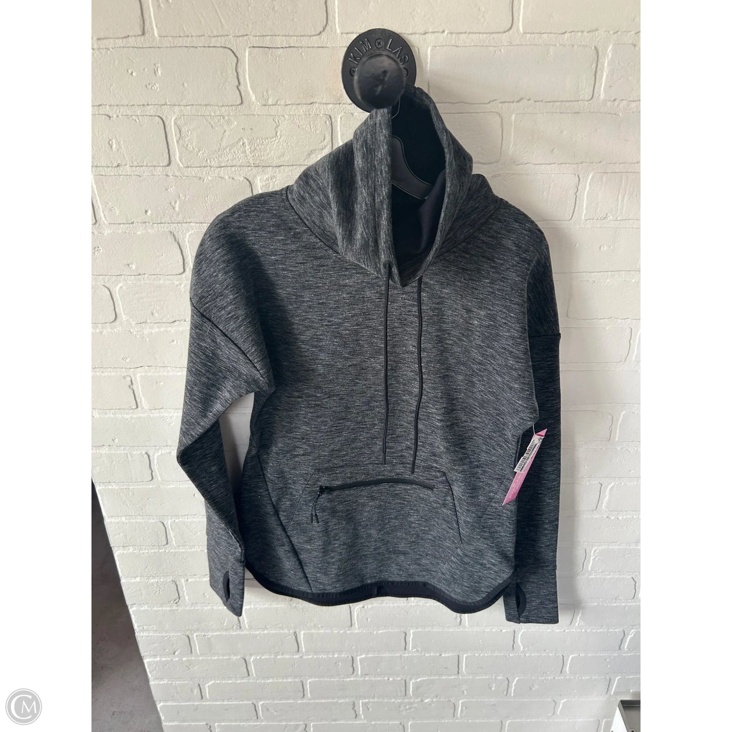 Athletic Sweatshirt Collar By Clothes Mentor In Grey, Size: Xs
