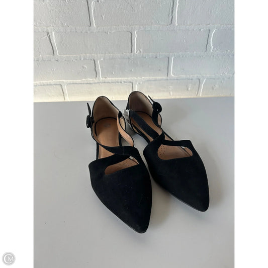 Shoes Flats By Dressbarn In Black, Size: 10