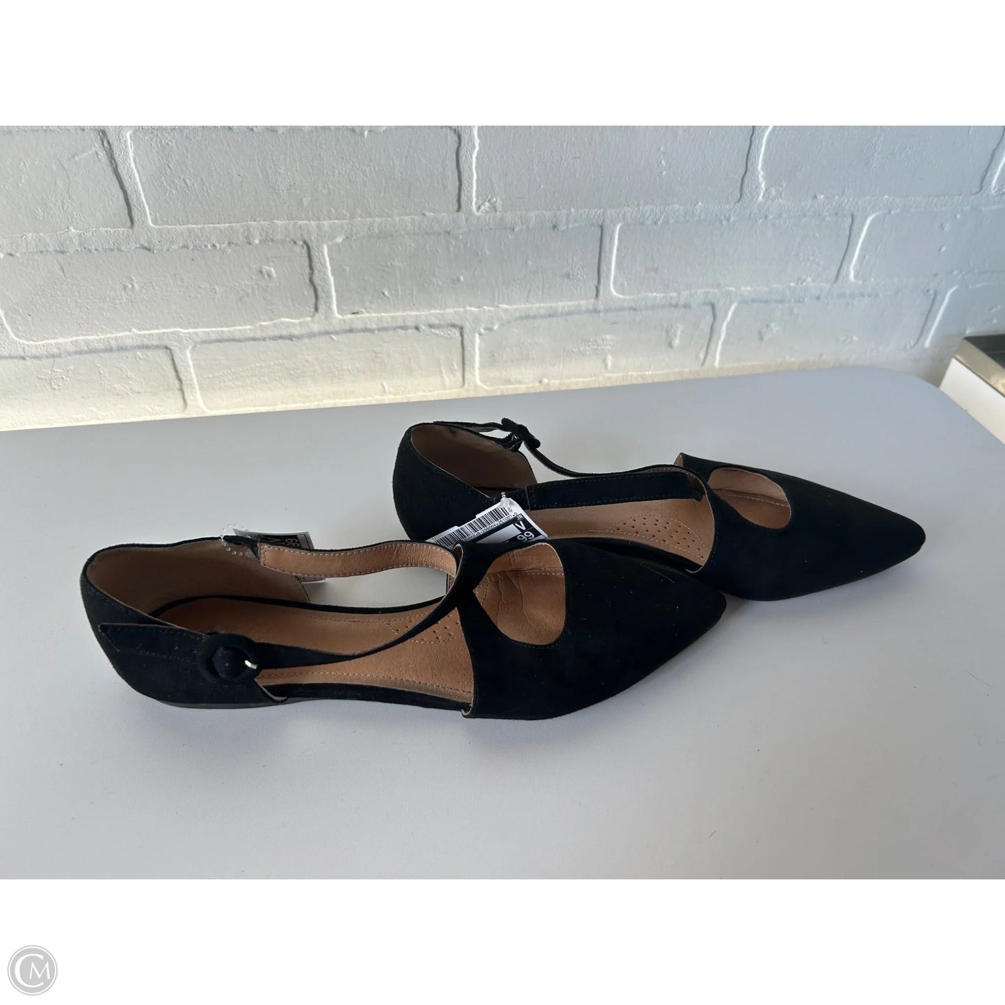 Shoes Flats By Dressbarn In Black, Size: 10