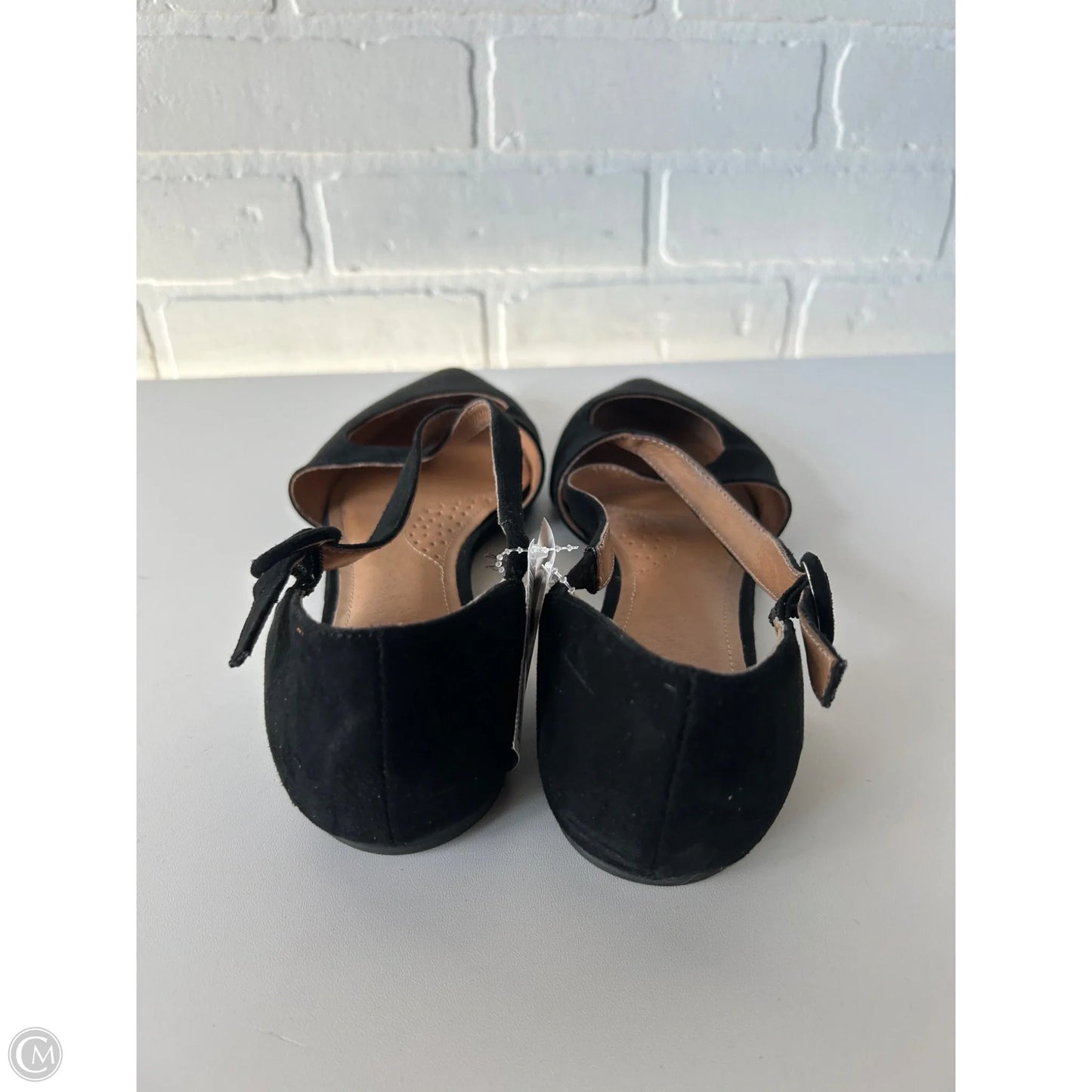 Shoes Flats By Dressbarn In Black, Size: 10