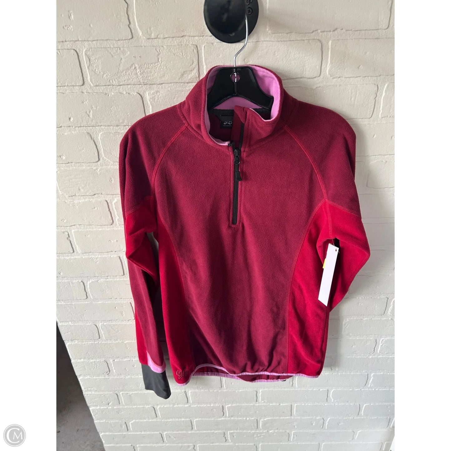 Jacket Fleece By Clothes Mentor In Red, Size: M
