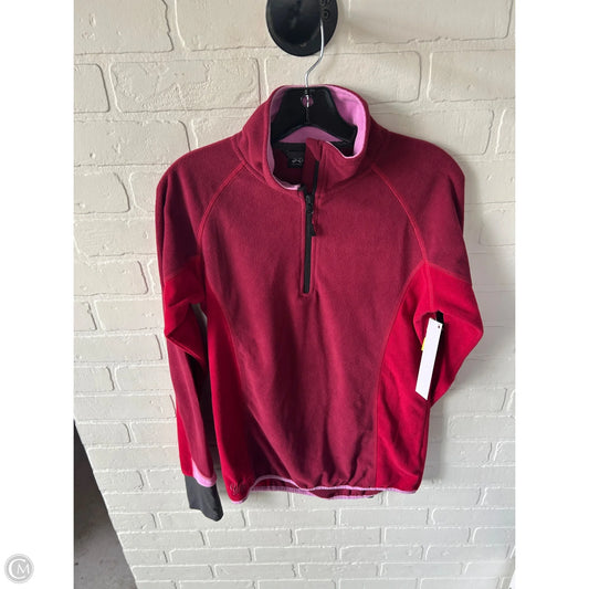 Jacket Fleece By Clothes Mentor In Red, Size: M