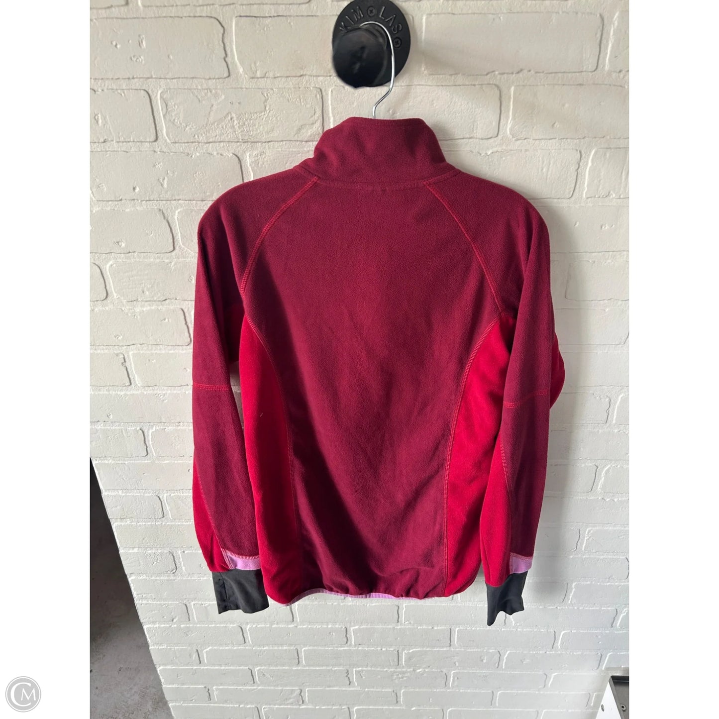Jacket Fleece By Clothes Mentor In Red, Size: M