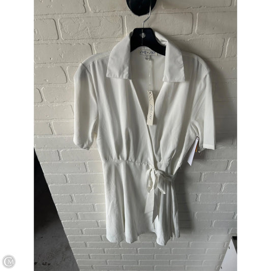 Dress Casual Short By She + Sky In White, Size: L