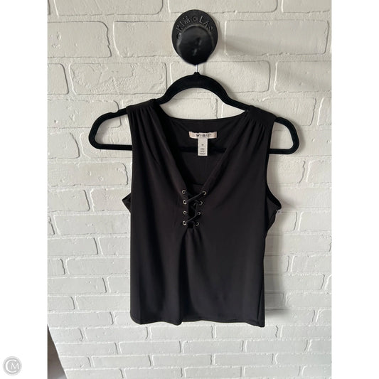 Top Sleeveless By White House Black Market In Black, Size: Xs