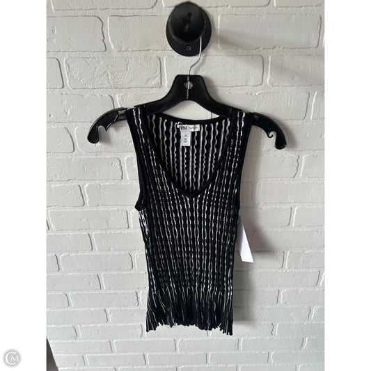 Top Sleeveless By White House Black Market In Black & White, Size: Xs