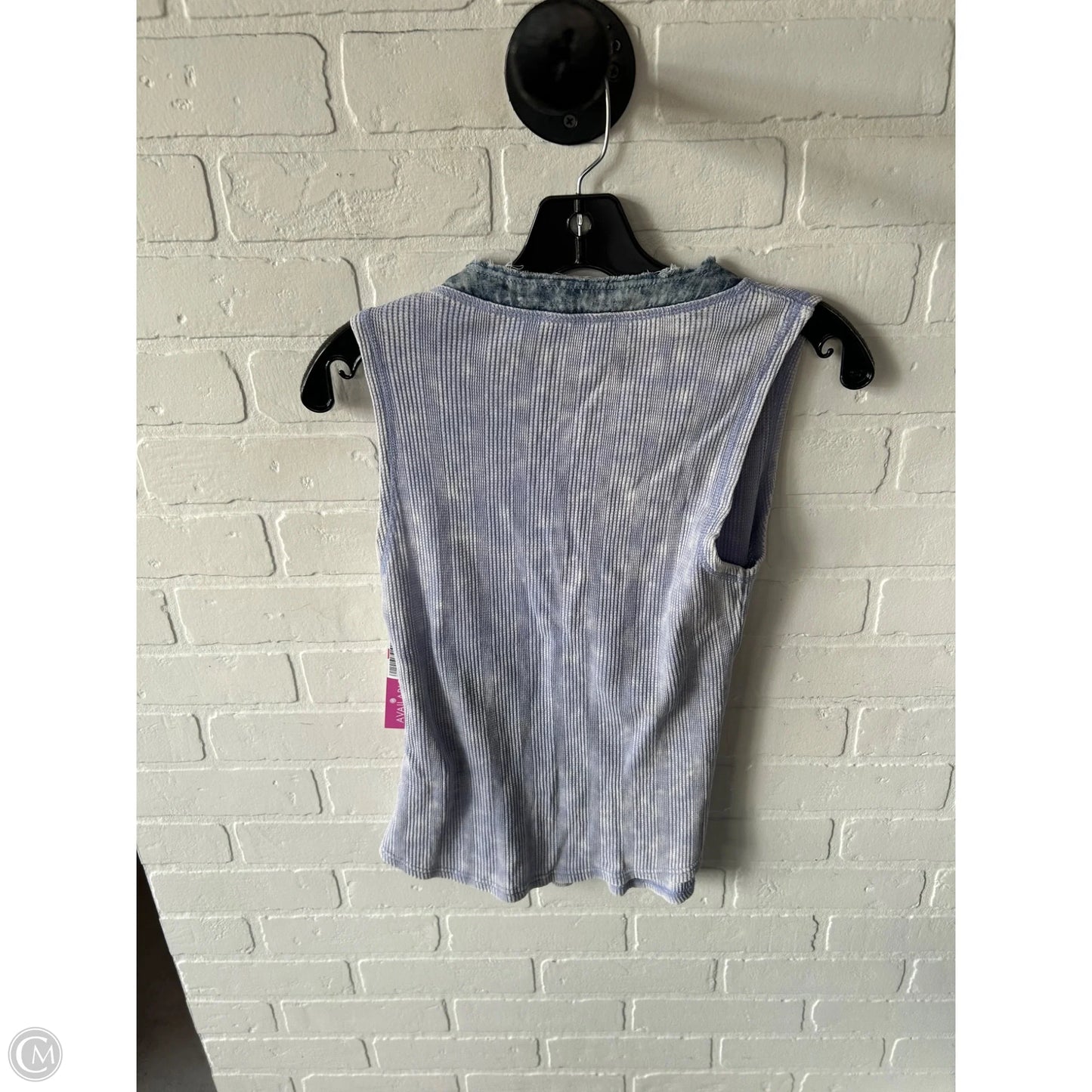 Top Sleeveless By Mystree In Blue, Size: S