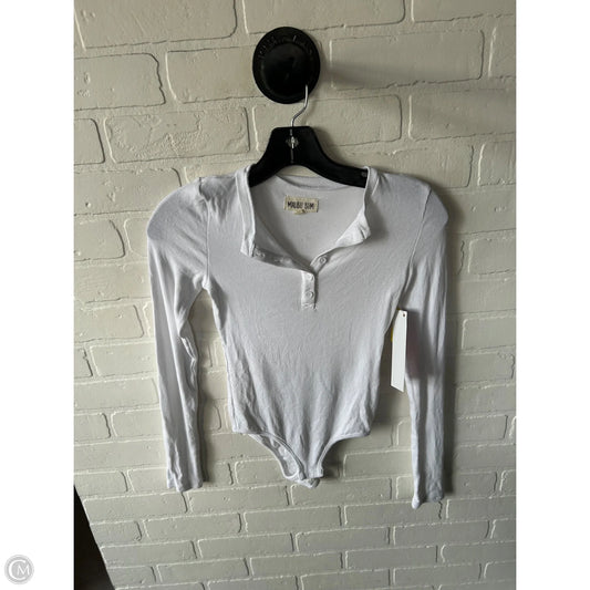 Bodysuit By Clothes Mentor In White, Size: S