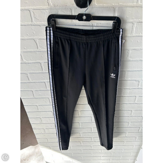 Athletic Pants By Adidas In Black & White, Size: 8