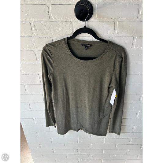 Top Long Sleeve Basic By Banana Republic In Green, Size: Xs