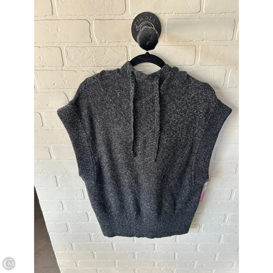Sweater Short Sleeve By Haven In Grey, Size: L