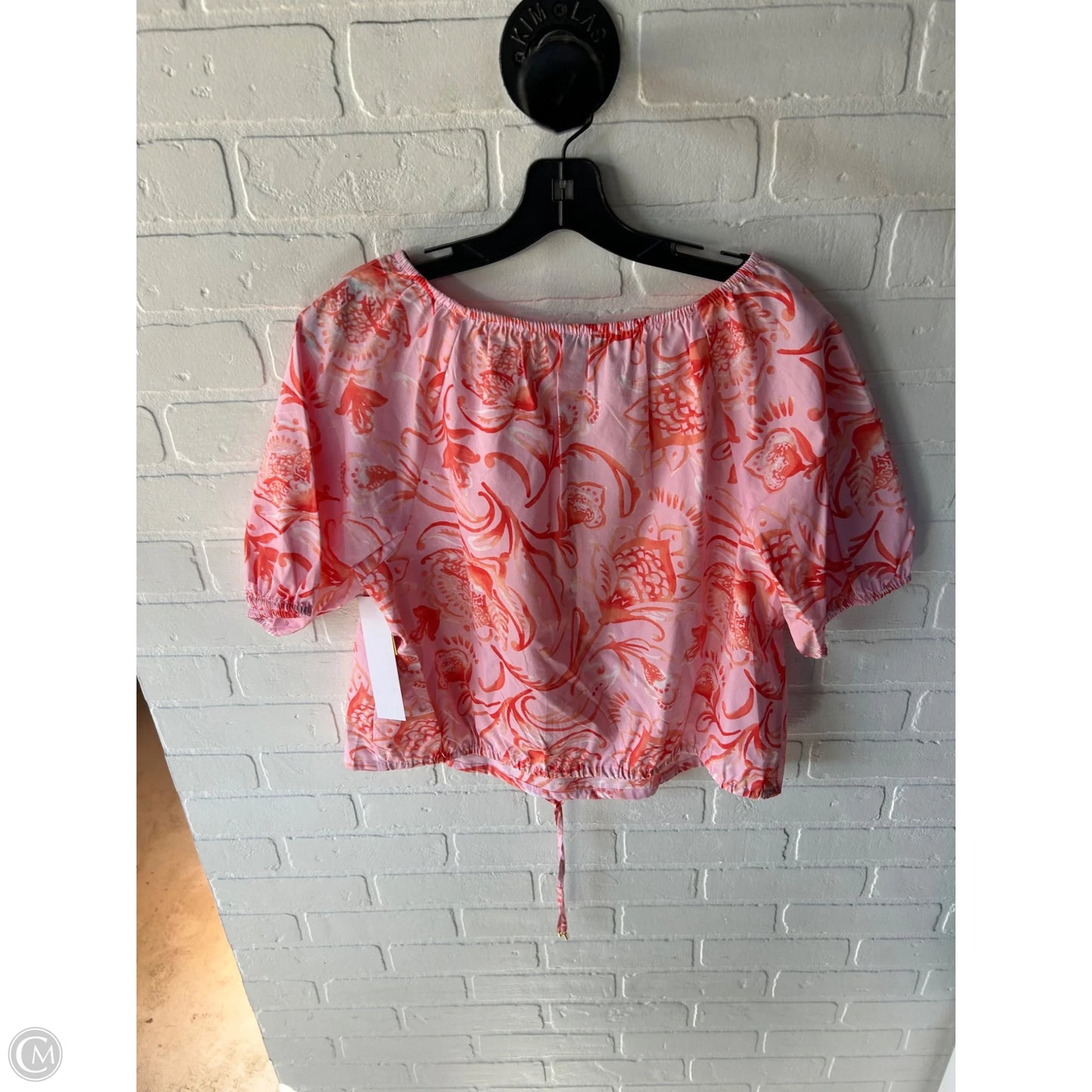 Top Short Sleeve By Talbots In Pink, Size: M