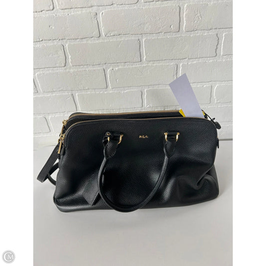 Handbag Leather By Ralph Lauren, Size: Large