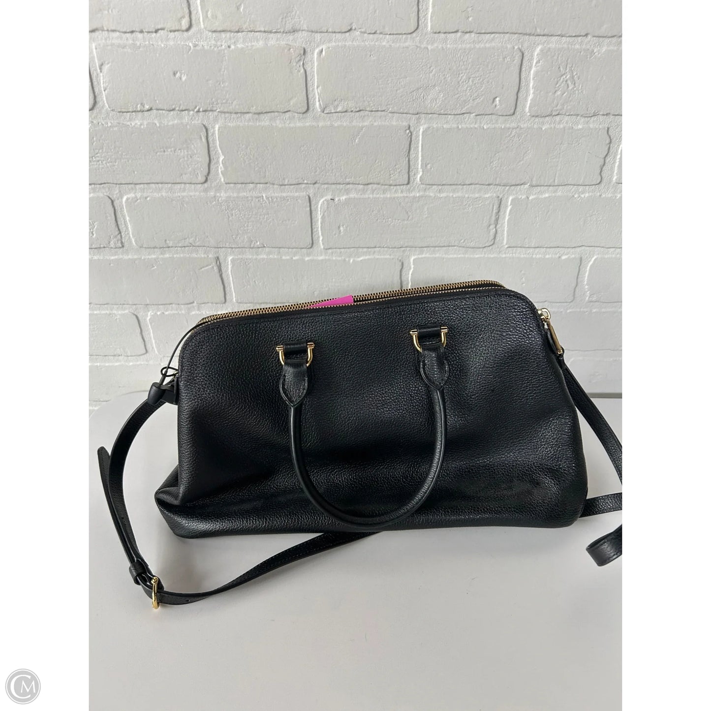 Handbag Leather By Ralph Lauren, Size: Large