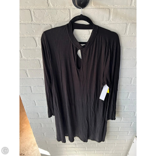 Dress Casual Midi By Moa Moa In Black, Size: 1x