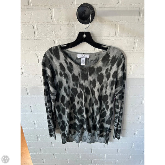 Sweater By Magaschoni In Grey, Size: Xs