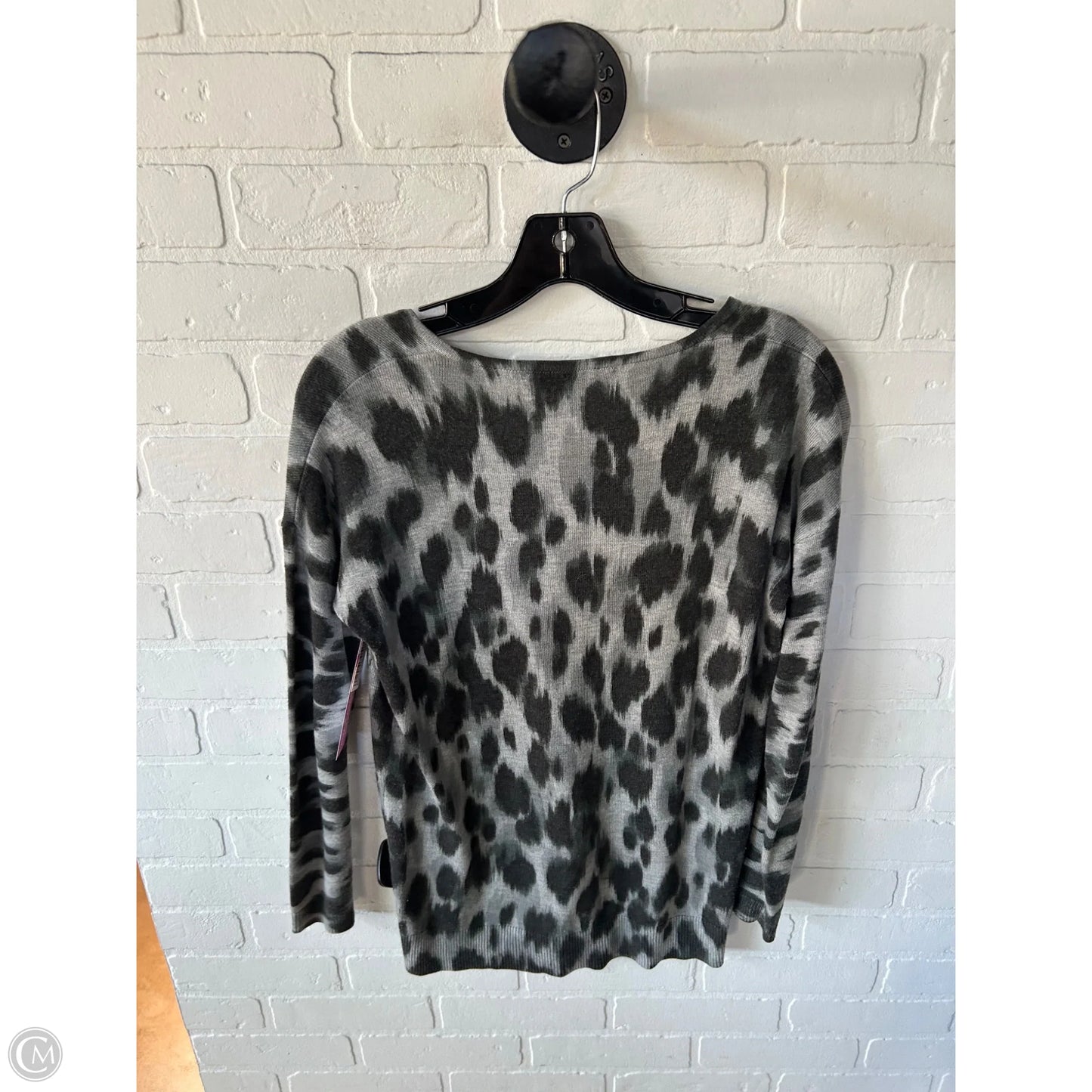 Sweater By Magaschoni In Grey, Size: Xs