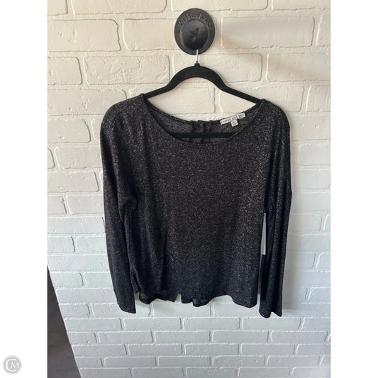 Top Long Sleeve By Green Envelope In Black, Size: S
