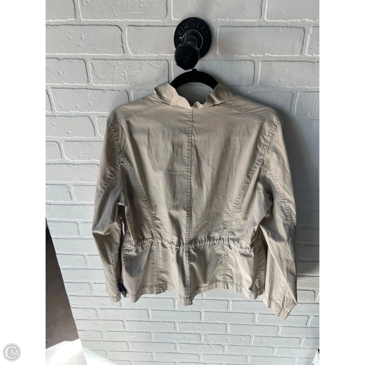 Jacket Other By Eileen Fisher In Tan, Size: L