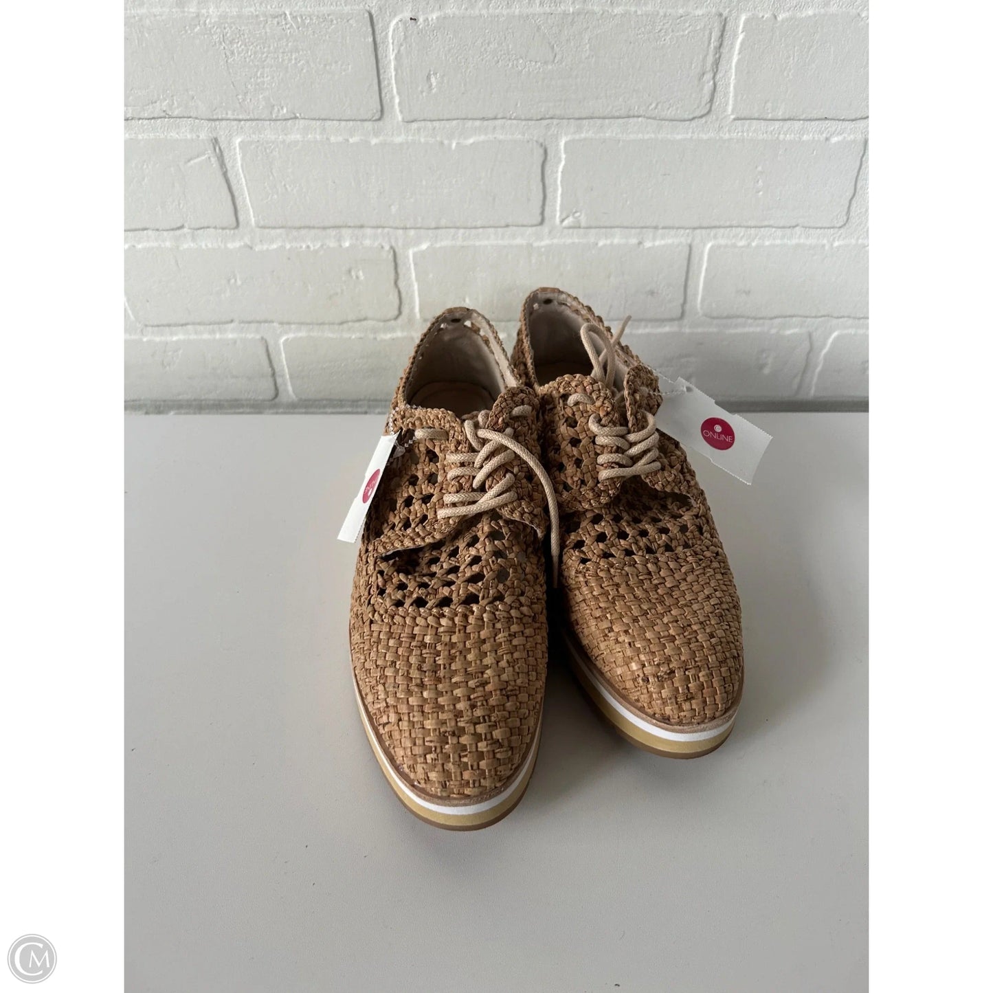 Shoes Heels Wedge By Donald Pliner In Tan, Size: 7.5